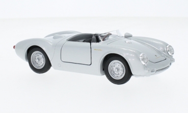24113S  Porsche 550 Spyder silver 1:24